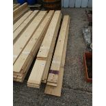 2 bundles of timber in assorted sizes