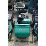 Qualcast petrol lawn mower with grass box