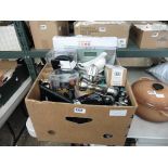 Box of kitchenware