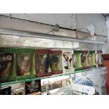 Quantity of Royal Doulton owls and birds of prey ceramic decanters