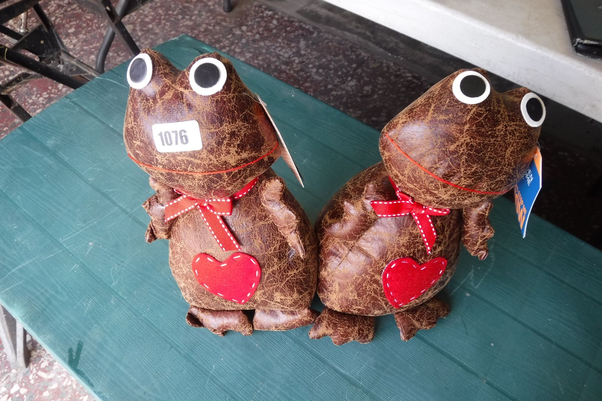 Pair of Franklin Frog door stops