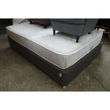 (2196) Double divan bed with mattress