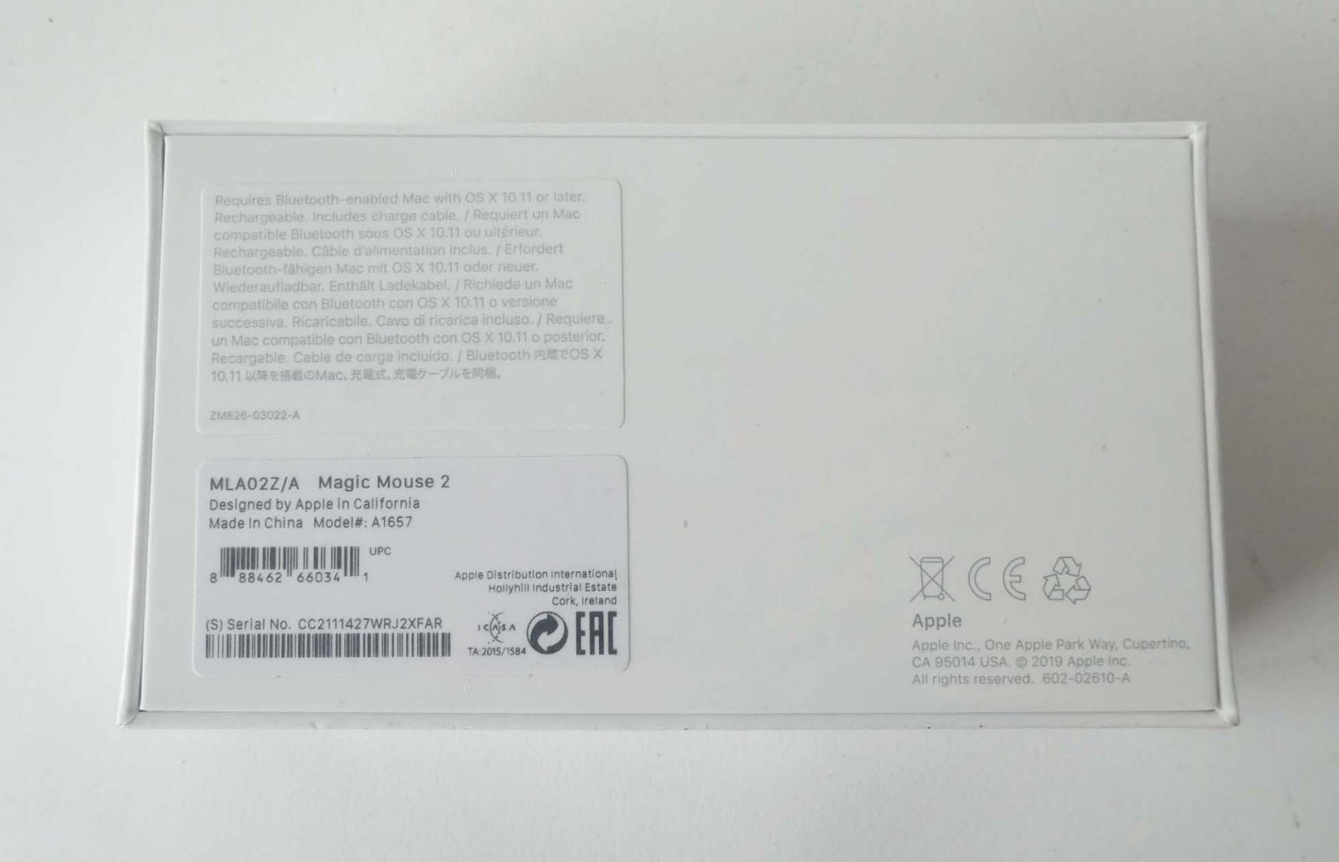 *Sealed* Apple Magic Mouse - Image 2 of 2