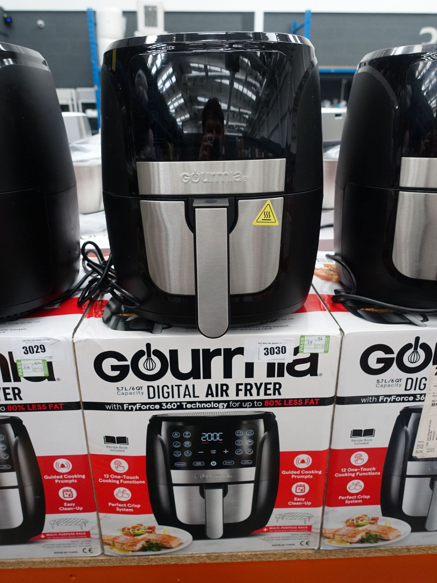 (43) Gourmia digital air fryer