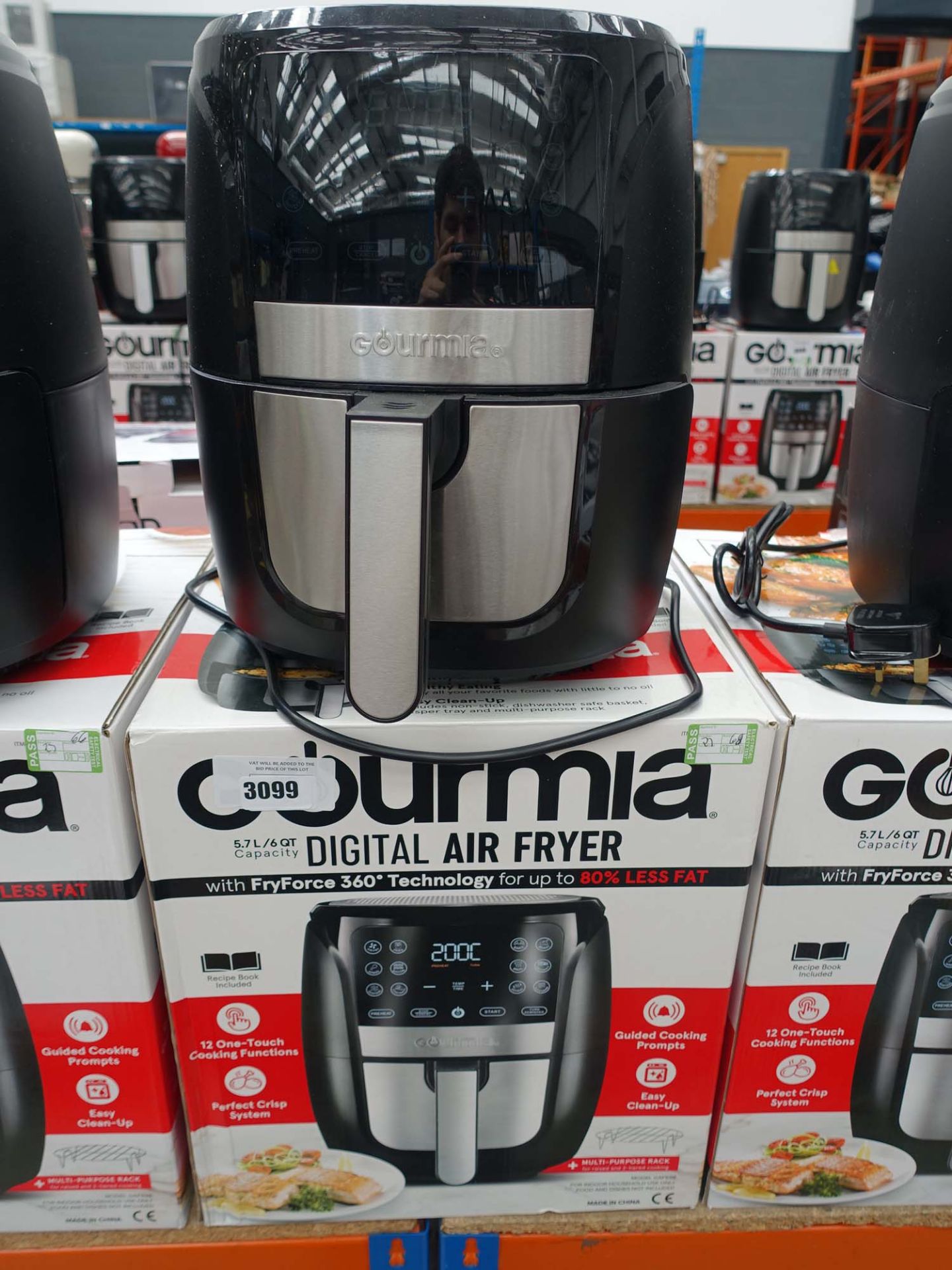 3107 Gourmia digital air fryer