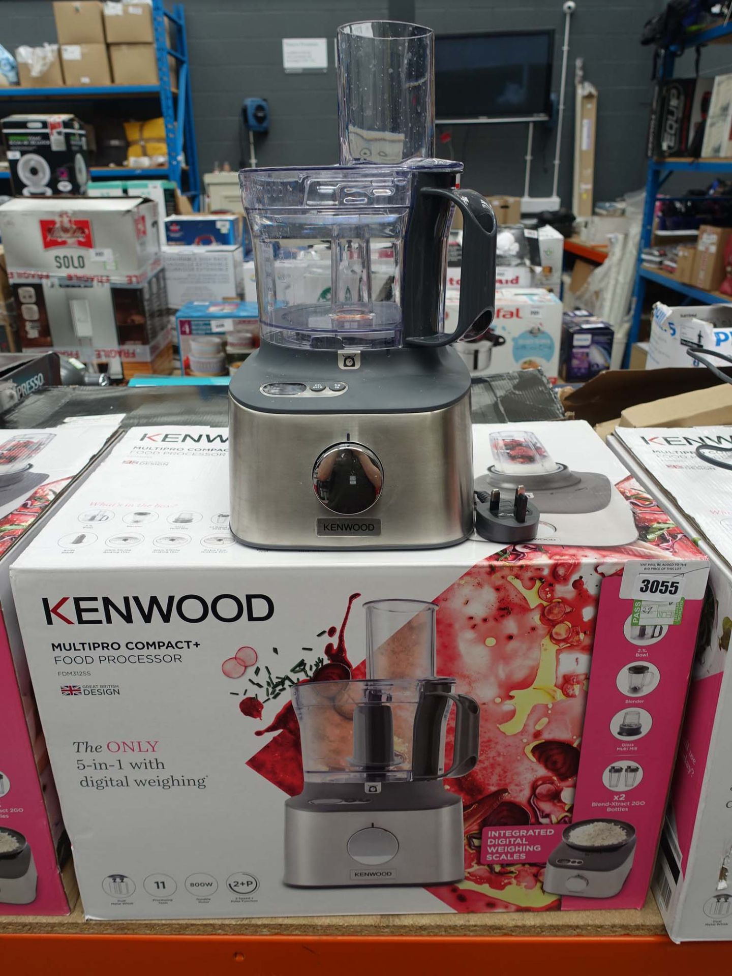 (6) Kenwood Multi Pro compact food processor