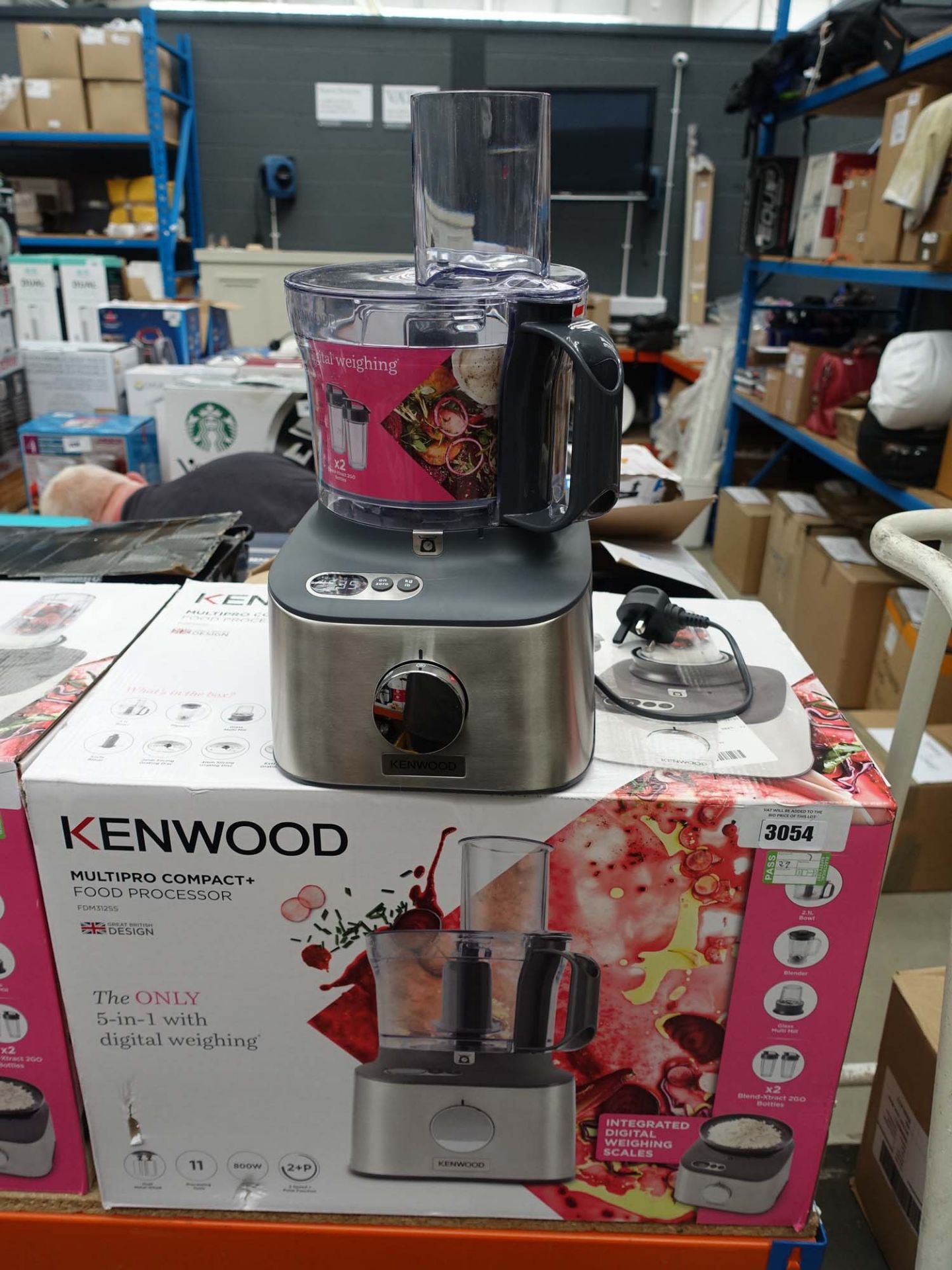 (7) Kenwood Multi Pro compact food processor