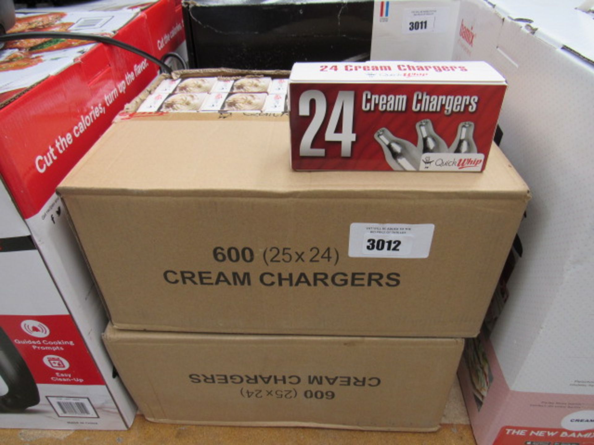 2 boxes of Quick Whip chargers