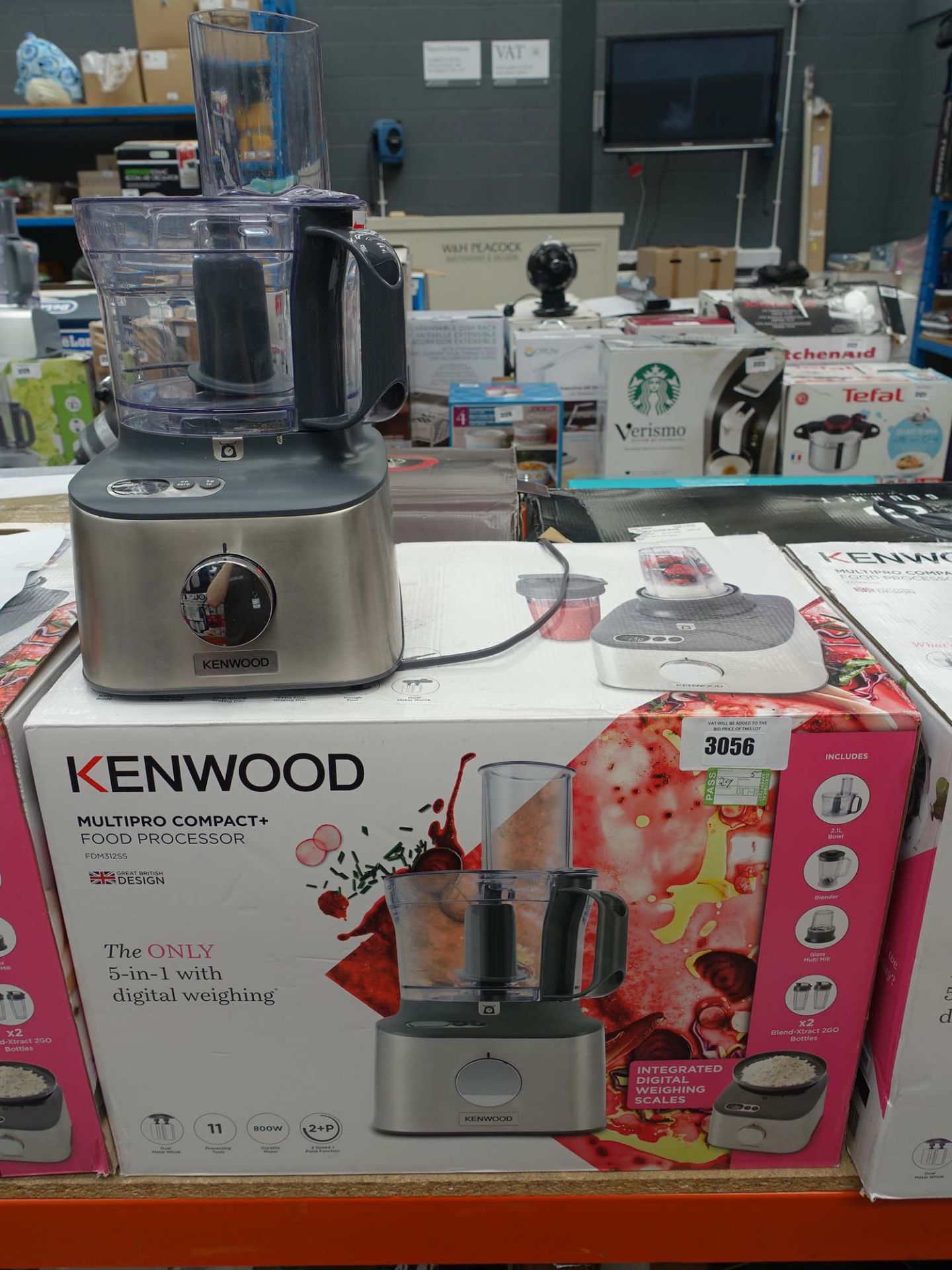 (5) Kenwood Multi Pro compact food processor