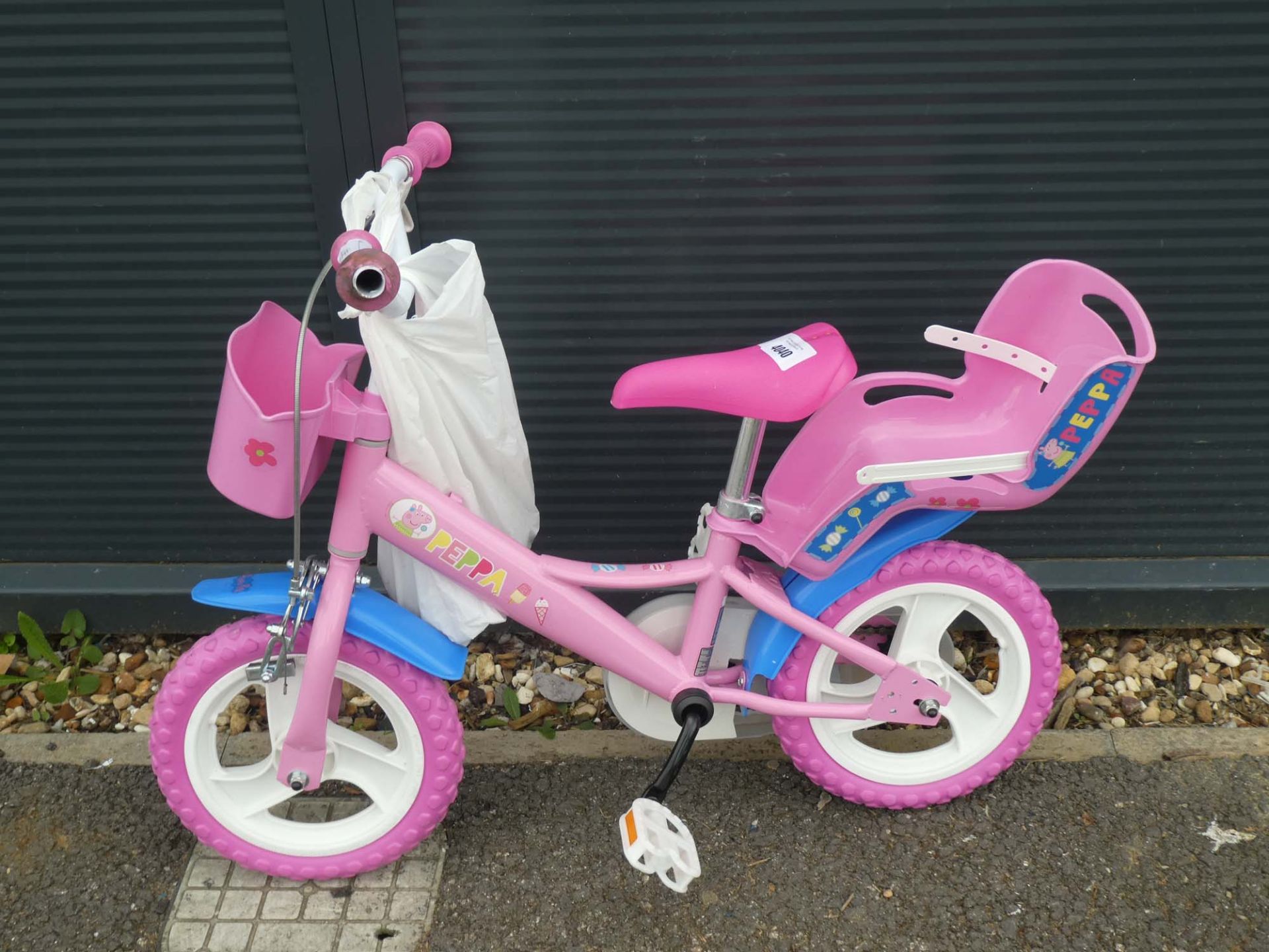 Peppa Pig pink child's bike