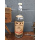 Large Bells whisky bottle
