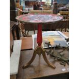 Modern Florentine style tripod wine table