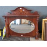 Edwardian overmantle