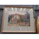 5379 - Watercolour of a country cottage