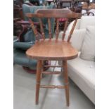 Beech barstool