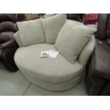 Thomasville fabric swivel chair