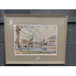 David Green print of Bedford Bridge