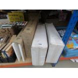 4 boxes containing furniture parts