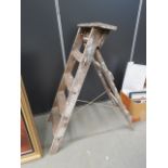 Pine step ladder