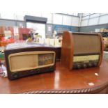 2 vintage radios