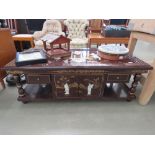 High gloss shibayama style coffee table