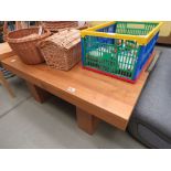 Pair of oak benches