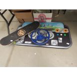 Skateboard plus a driving playmat