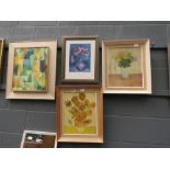 4 prints by Van Gogh, Rousseau, and Klee
