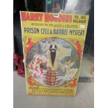 Modern wall hanging Harry Houdini advertising poster