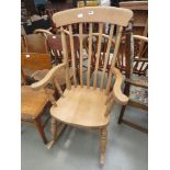 Beech rocking chair