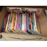 (10) Box containing a selection of 1970's and later annuals, Starsky and Hutch and other magazines