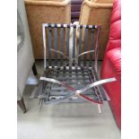 5237 Barcelona chair plus matching footstool