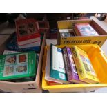 3 boxes containing antique collectors guides