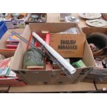 (5) Box containing a selection of Hornby and Triang 00 gauge items including coaches, rolling stock,