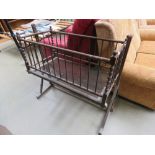 Vintage childs crib