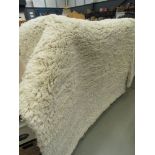 Woolen ivory 1.2 x 1.8m carpet