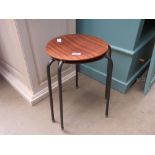 Pair of bentwood tripod stools