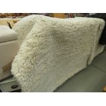 Woolen ivory 1.5 x 2.4m carpet