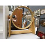 Circular table top mirror