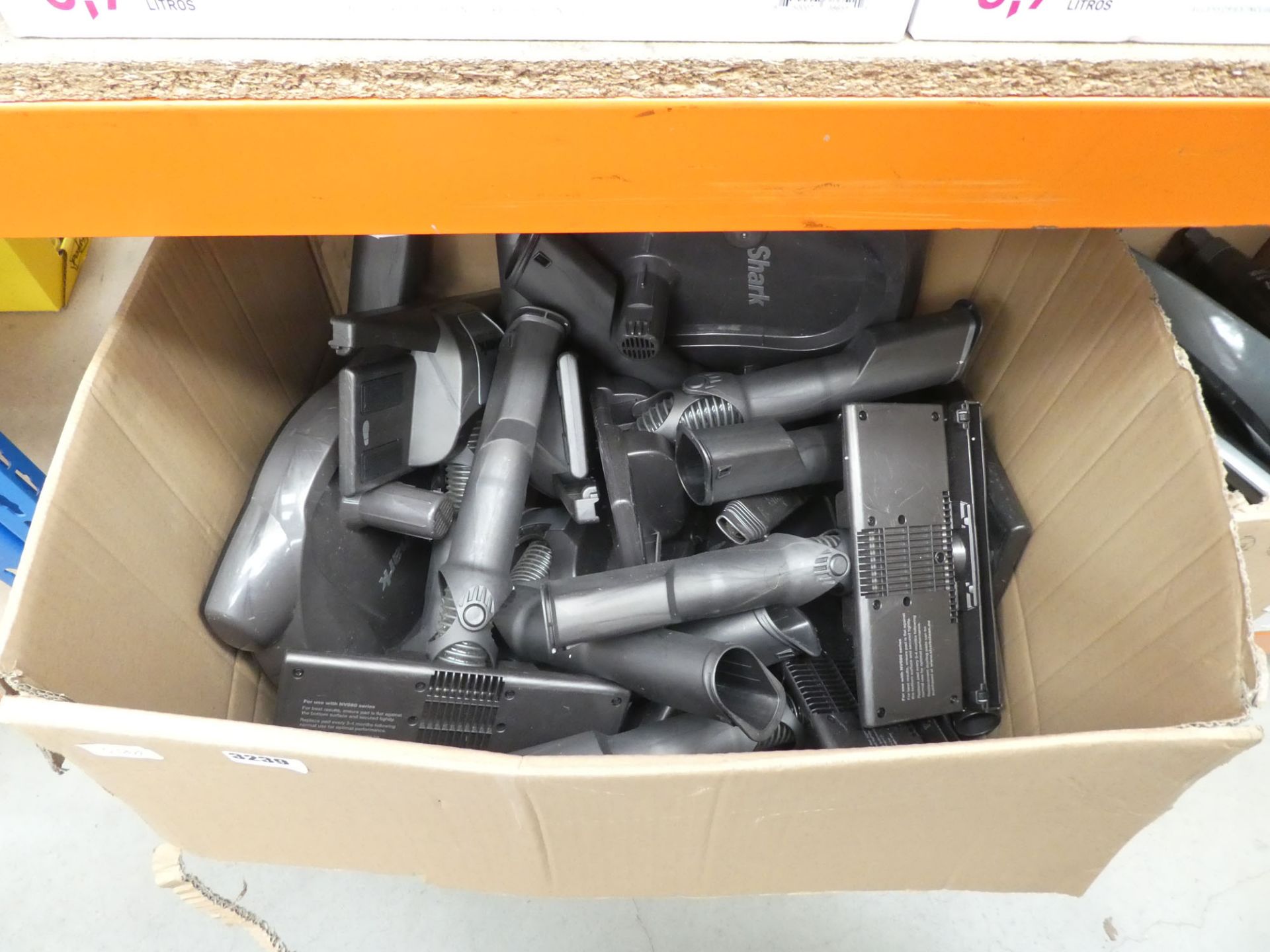 Box of vacuum cleaner attachments