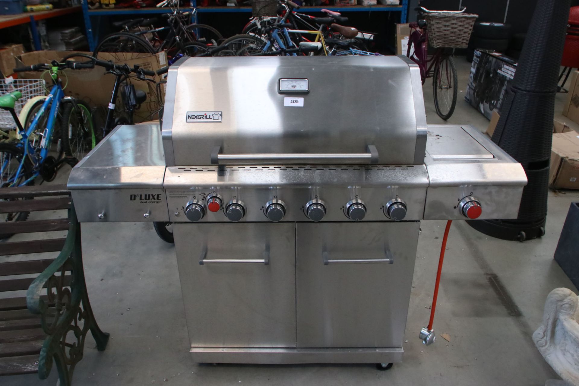 Nexgrill stainless steel large gas barbecue
