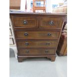 Small 2 over 3 drawer chest of drawers