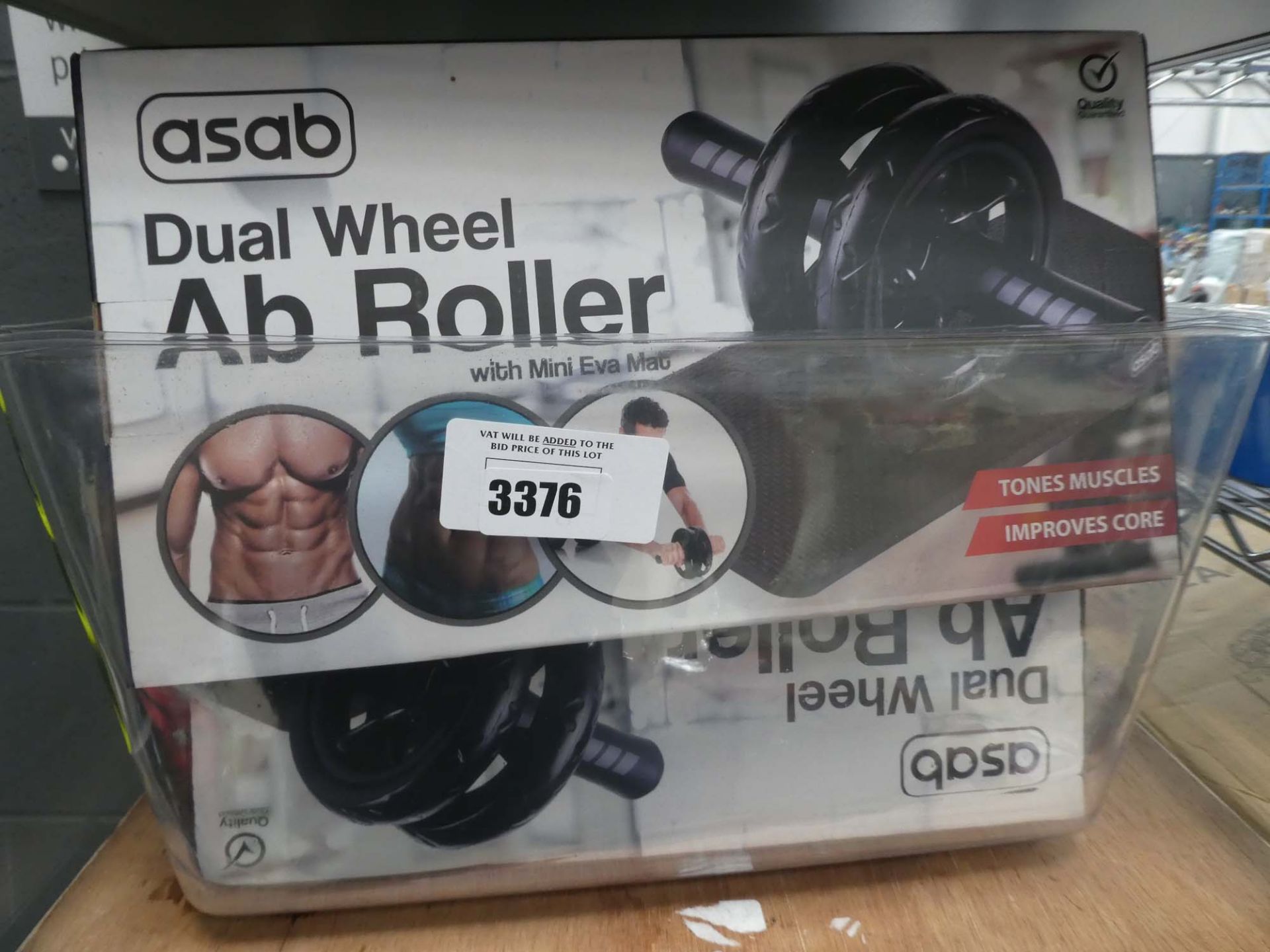 Box containing 4 ab rollers