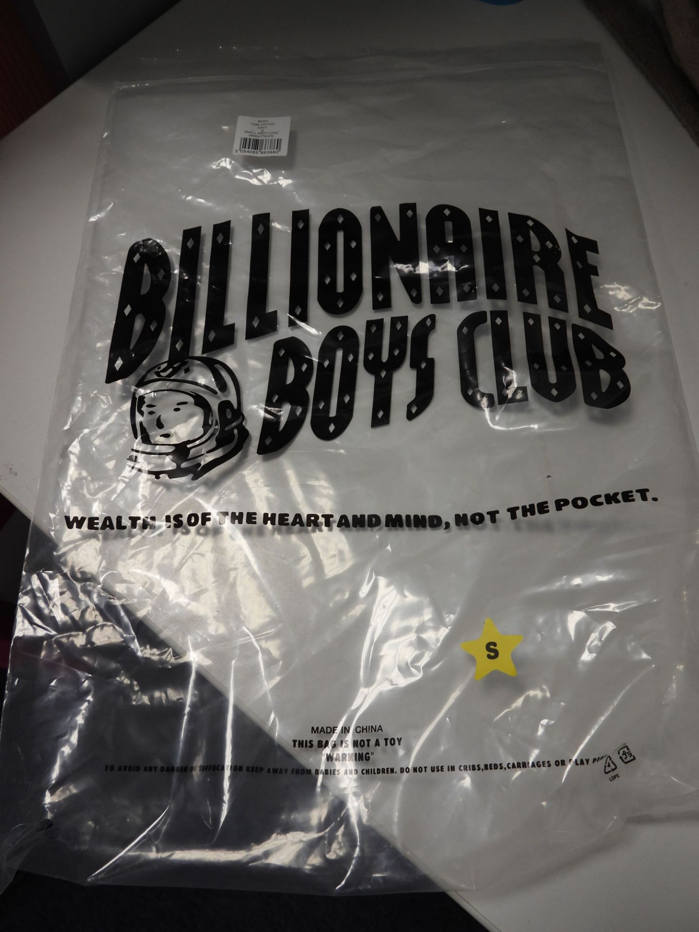 Billionaire Boys Club Navy Small Arch Logo Sweatpants, small - Image 3 of 3
