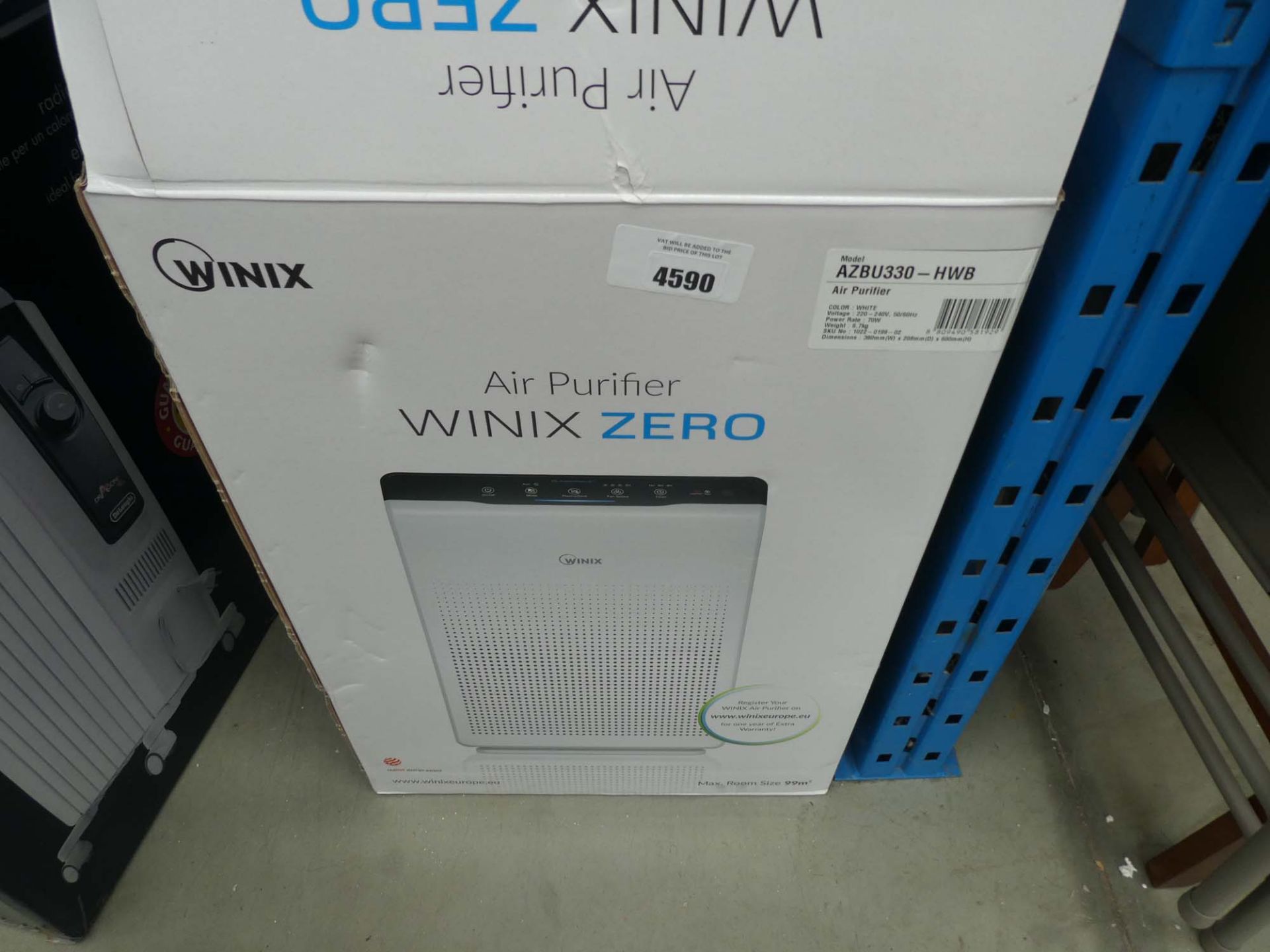 Winix boxed air purifier