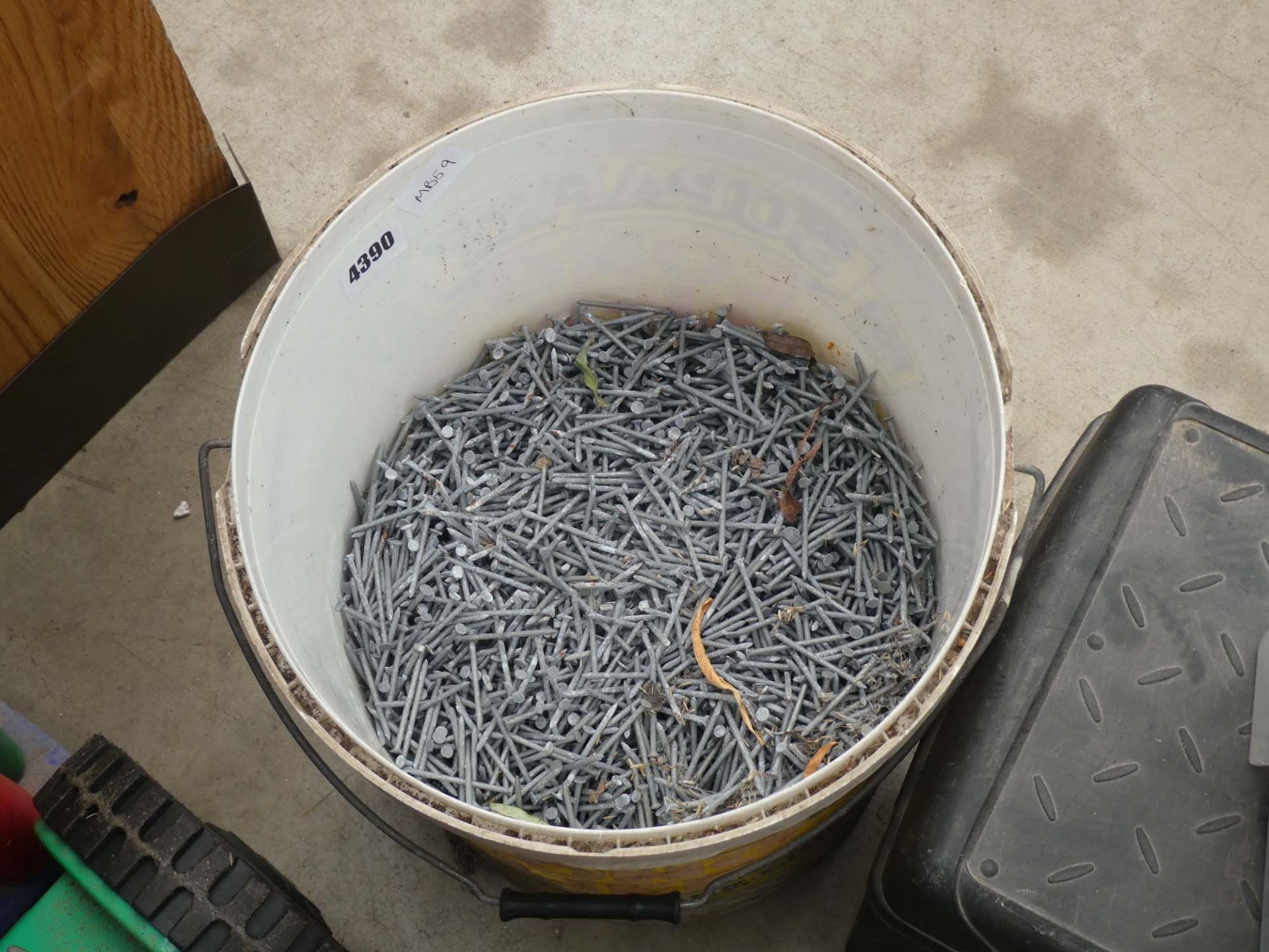 Bucket of nails