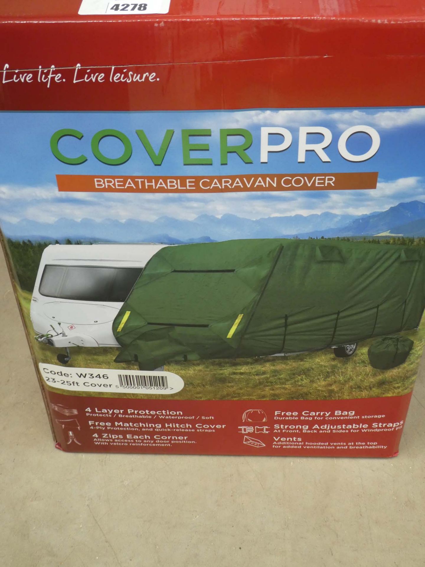 Cover Pro breathable caravan cover