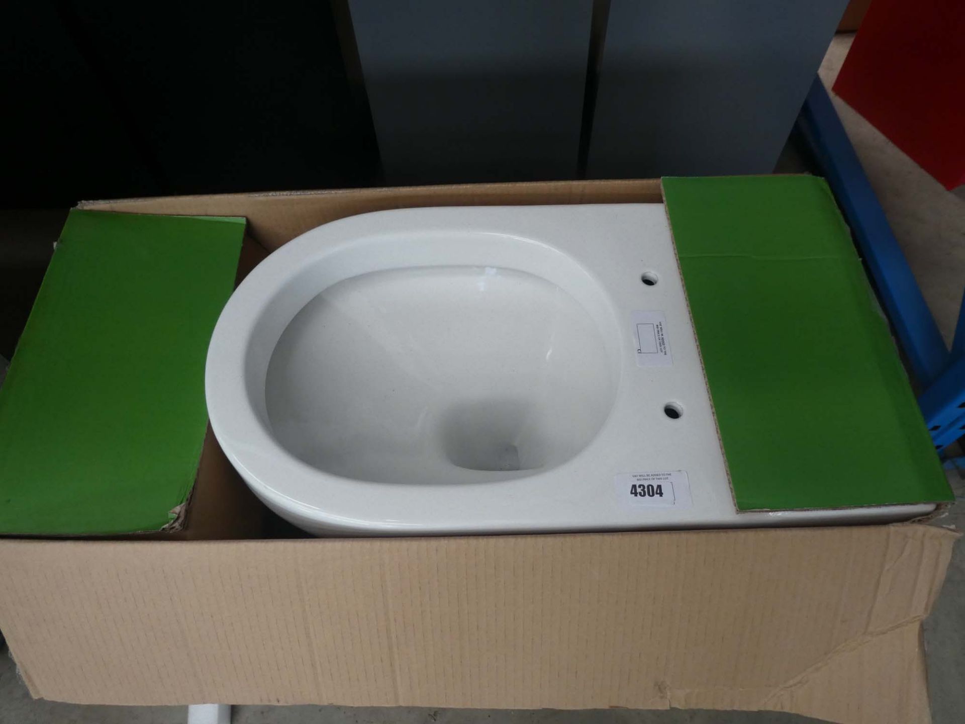 Boxed Tavistock toilet pan and cistern