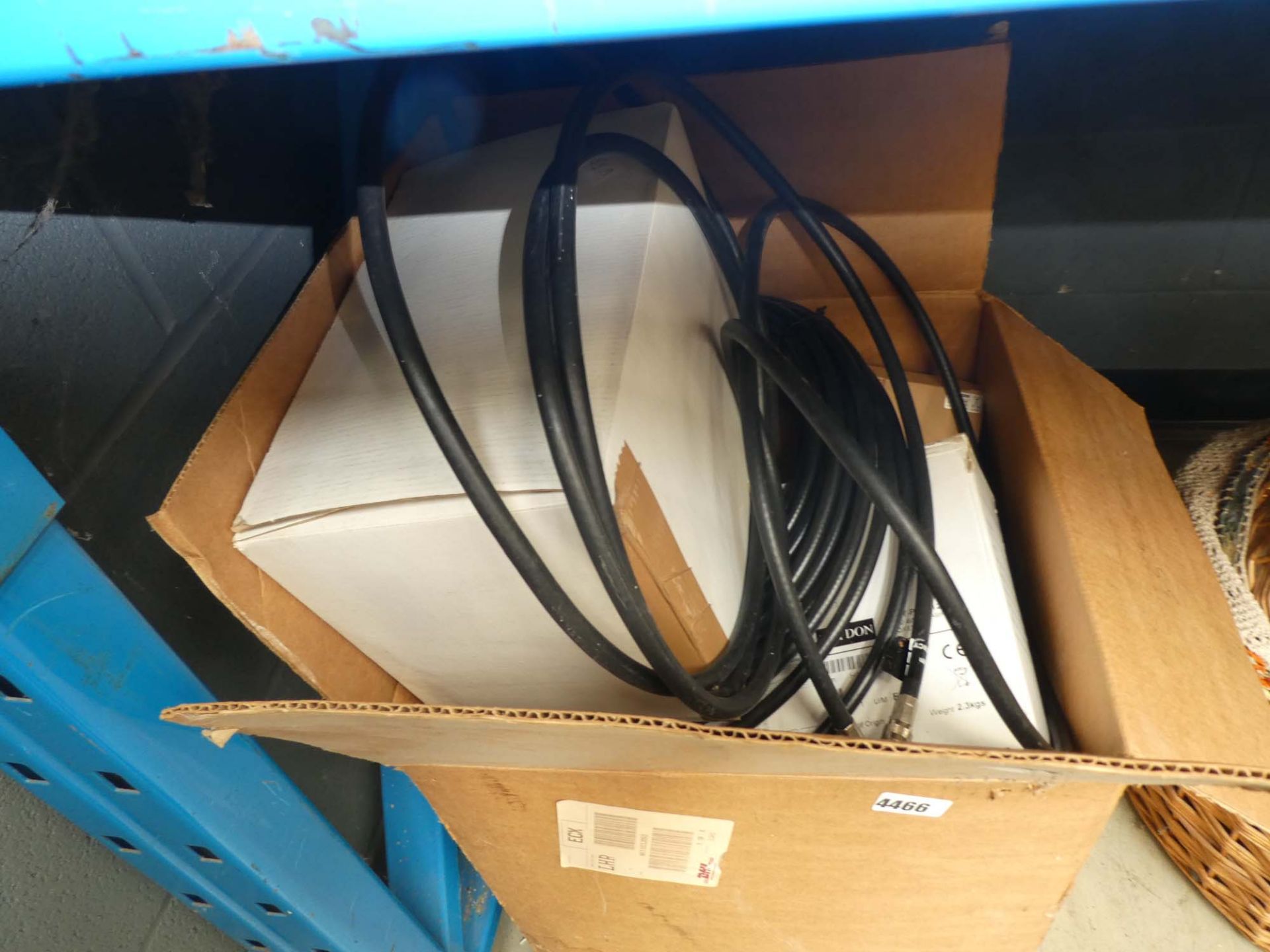 Box containing cabling