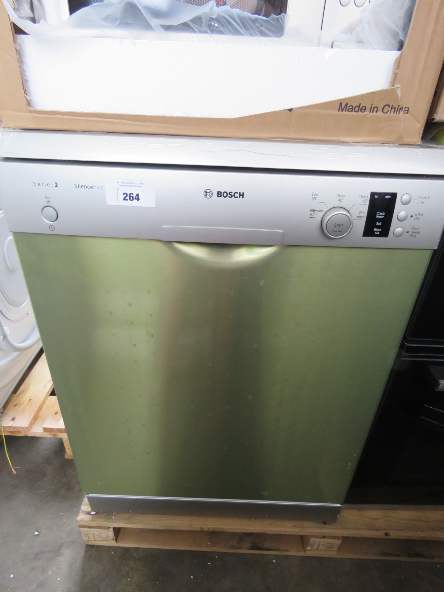 SMS25EI00GB Bosch Freestanding dishwasher 60cm silver-inox